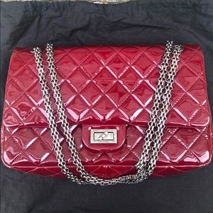 Patent leather bag